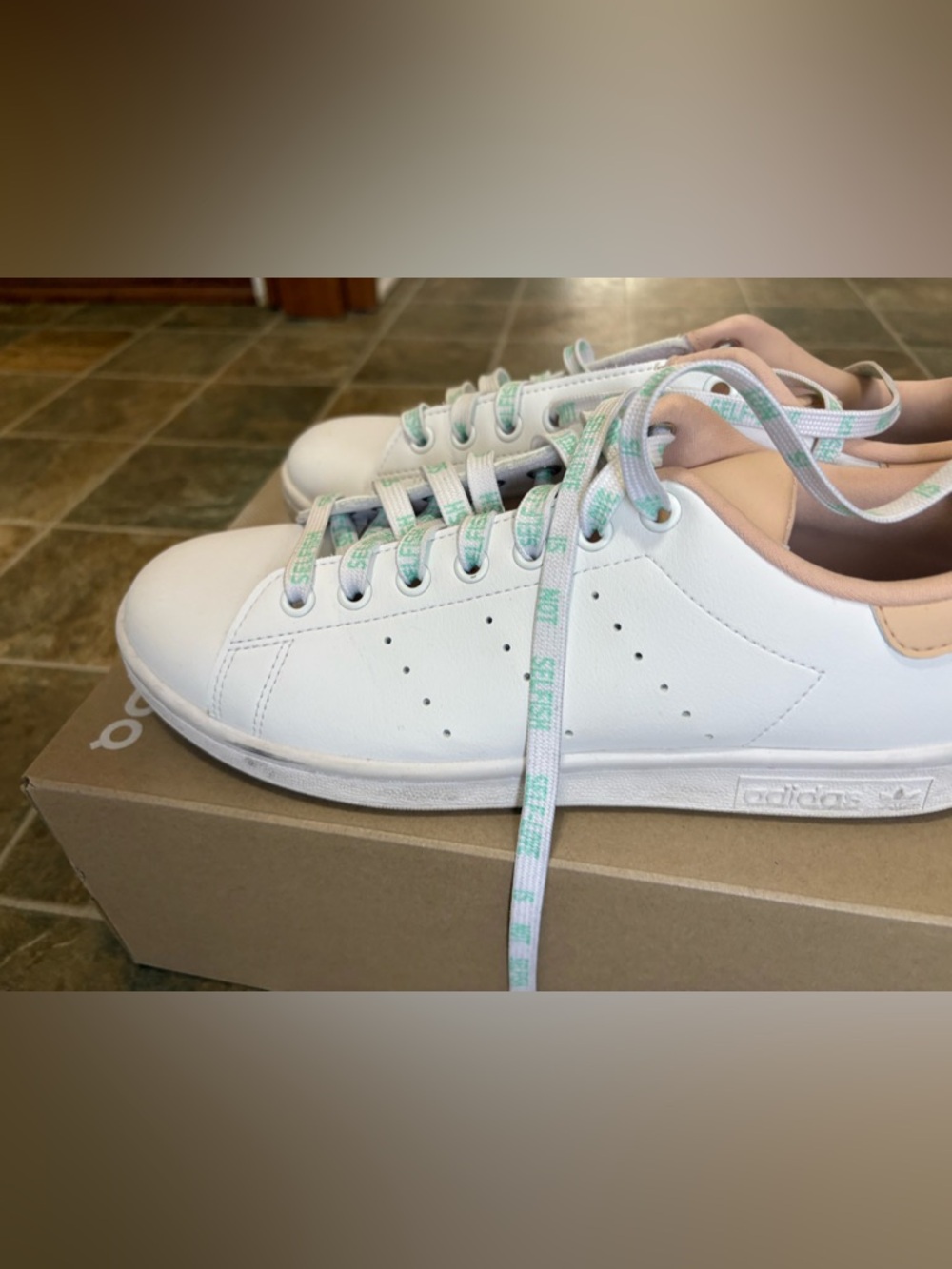 ADIDAS STAN SELF LOVE Bestie SNEAKERS SIZE 10